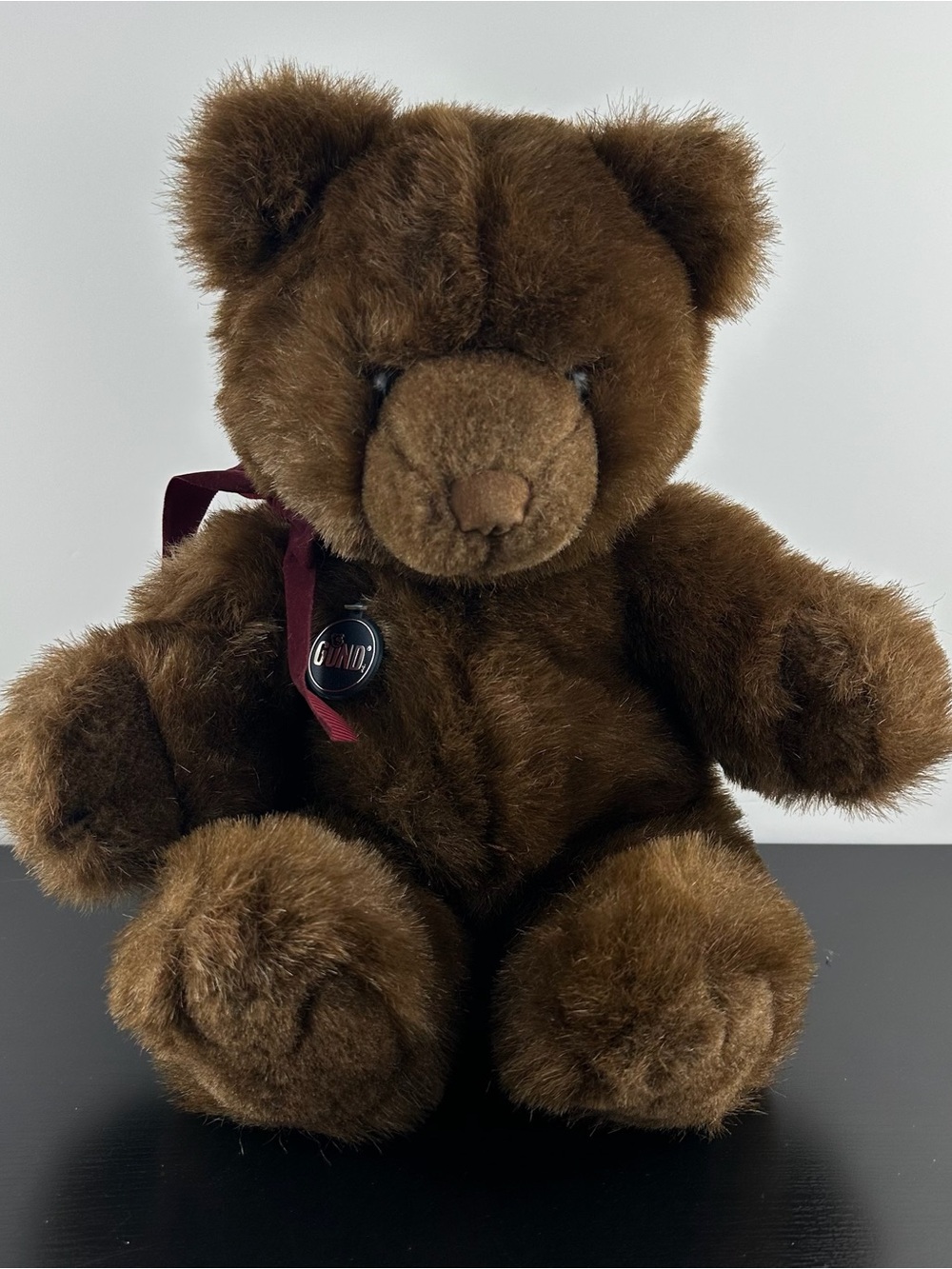 Gund Rare 1983 Collectors Classics Chocolate Brown Teddy Bear 16” Large Plush